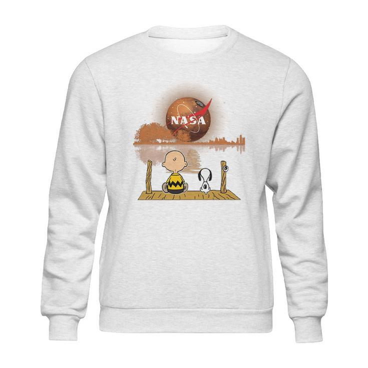 Snoopy What Are You Looking For Nasa Sweatshirt