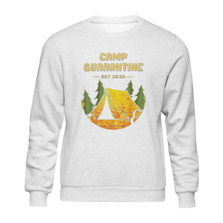 Social Distancing Funny Camping Sweatshirt