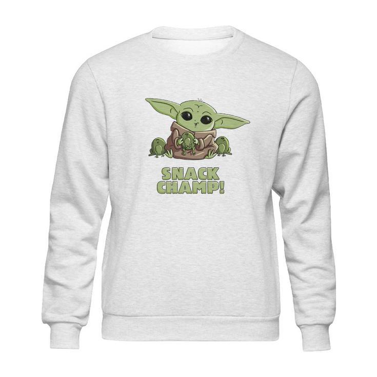 Star Wars The Mandalorian The Child Snack Champ Sweatshirt