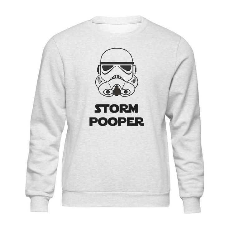 Storm Pooper  Space Romper One Piece Sweatshirt