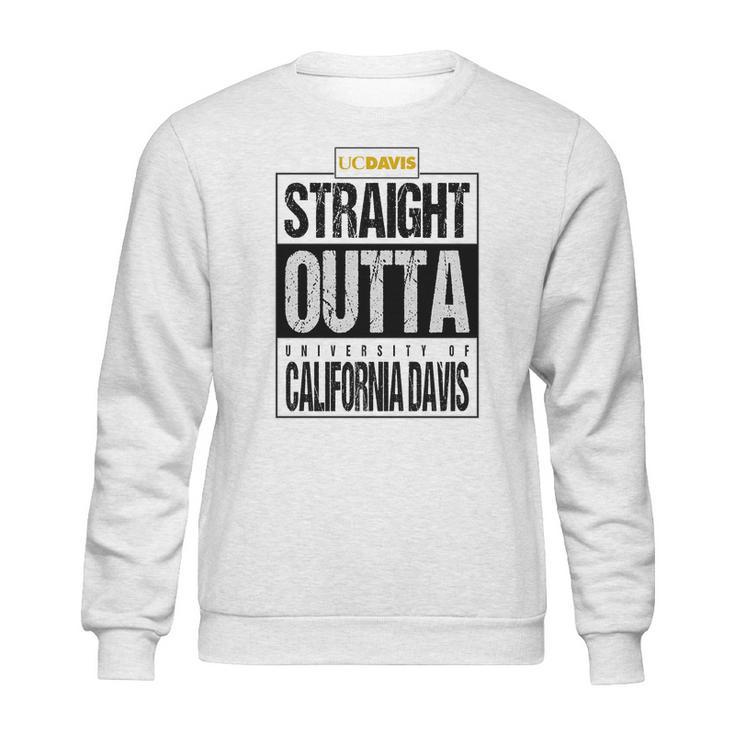 Straight Outta University Of California Davis Funny Gift Sweatshirt