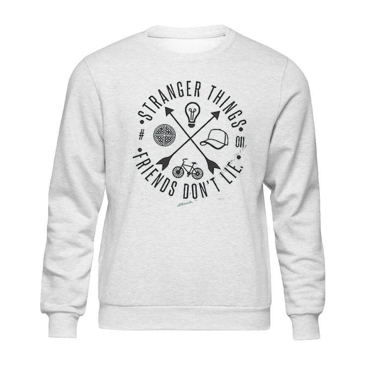 Stranger Things Friends Dont Lie Vintage For Teen Girls Graphic Sweatshirt