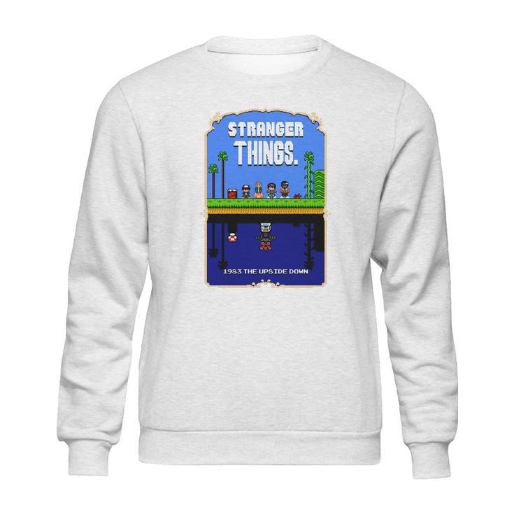 Stranger Things Mario Bros 2 Pixel Art Mashup T-Shirt Sweatshirt