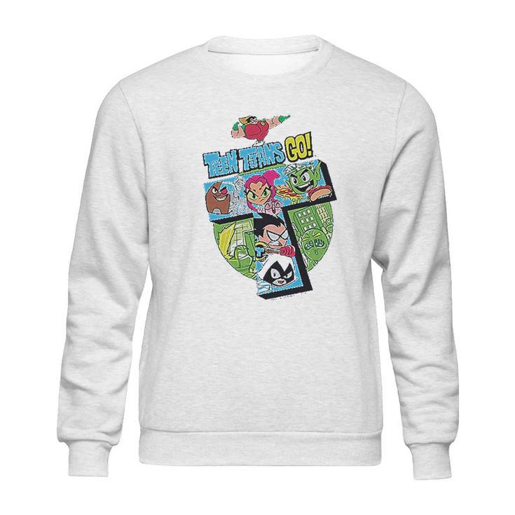 Teen Titans Go  Team Adult Sweatshirt