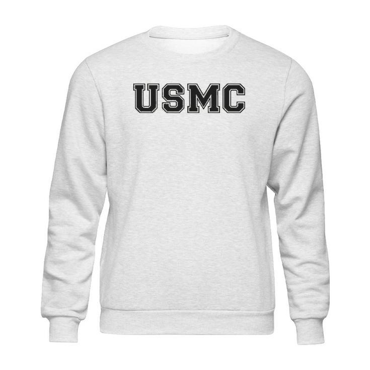 Usmc Athletic Marines In Military Green Sweatshirt