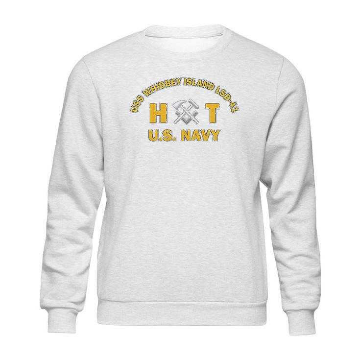 Uss Whidbey Island Lsd41 Rate Ht Hull Maintenance Technician Sweatshirt