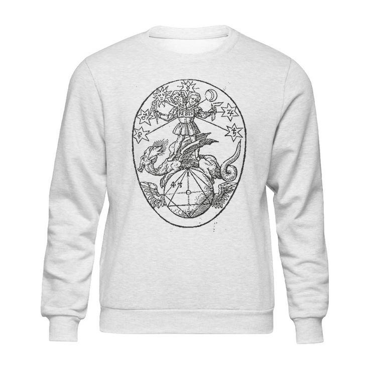 Vintage Alchemy Symbol Rebis Sweatshirt