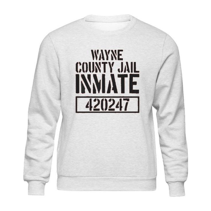 Wayne County Jail Inmate Prison Halloween Costume Sweatshirt