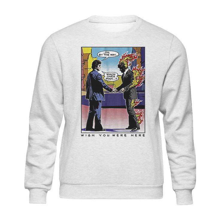 Wywh Pop Art Burning Man Sweatshirt