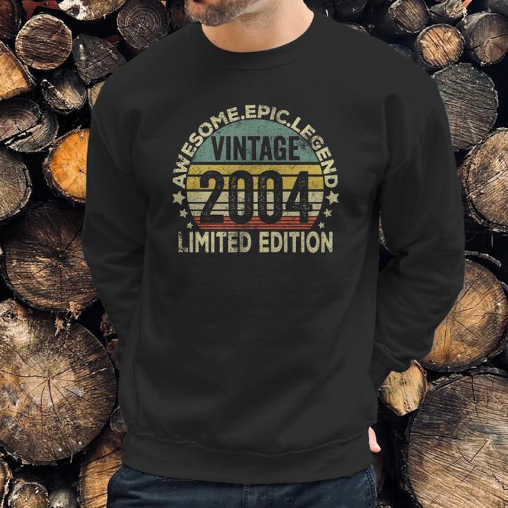 18 Years Old Legendary Retro Vintage Awesome Birthday 2004 Sweatshirt Gifts for Him