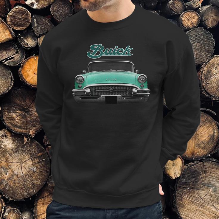 1955 Buick Front Green Sweatshirt Gifts for Him