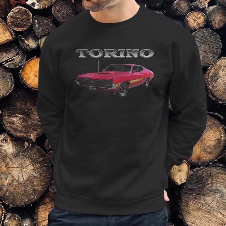 1970 Ford Torino Gt Red Sweatshirt Gifts for Him