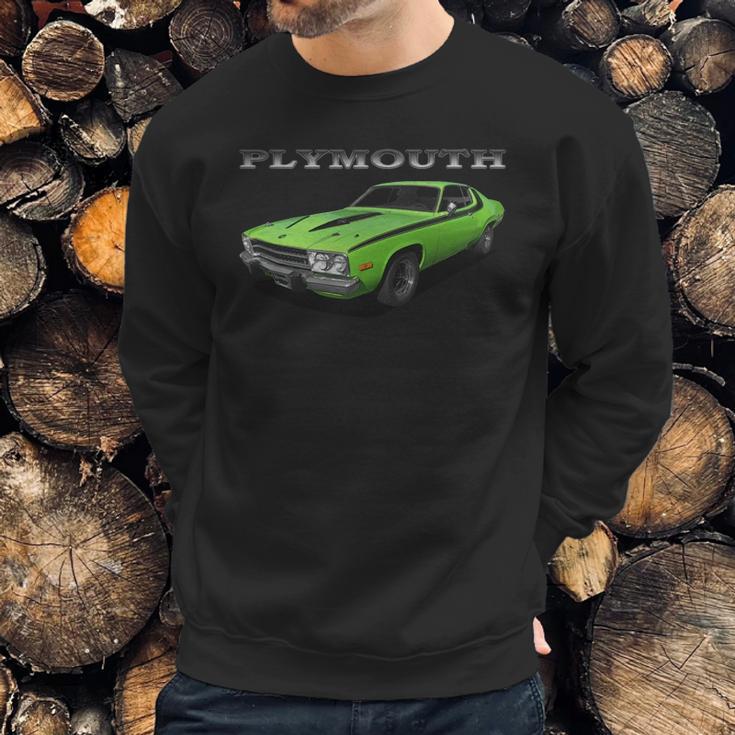 1973 Plymouth Road Runner Green Sweatshirt Gifts for Him