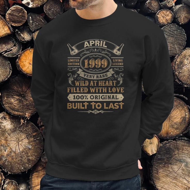 23Rd Birthday Gifts 23 Years Old Retro Born In April 1999 Ver2 Sweatshirt Gifts for Him