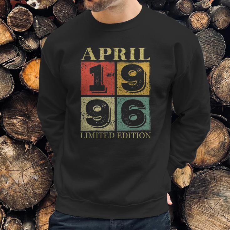 25 Years Old April 1996 25Th Awesome Birthday Sweatshirt Gifts for Him