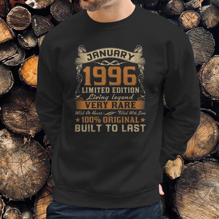 26Th Birthday Gift 26 Years Old Retro Vintage January 1996 Ver2 Sweatshirt Gifts for Him