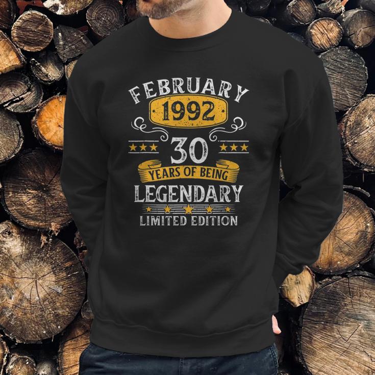 30Th Birthday Gift 30 Years Old Awesome Since February 1992 Ver2 Sweatshirt Gifts for Him