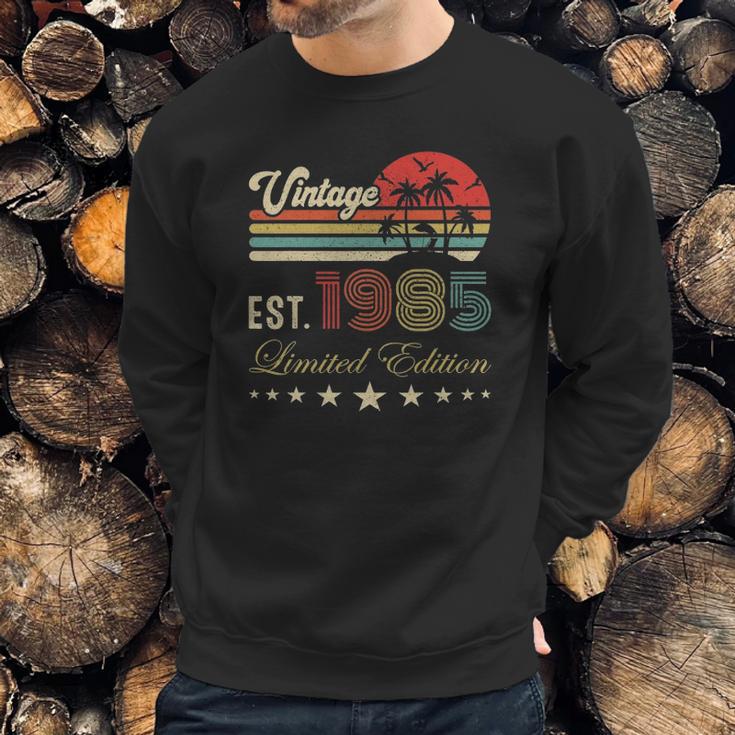 37Th Birthday Born 1985 Vintage Limited Edition 37 Birthday Sweatshirt Gifts for Him