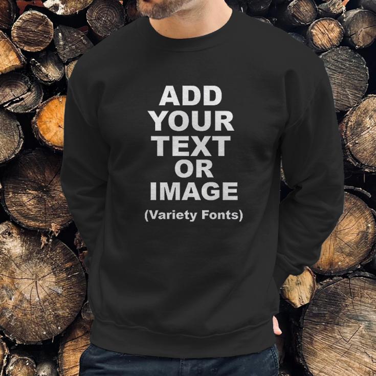 3D Print Pullover Add Image Text Logo Sweatshirt Gifts for Him