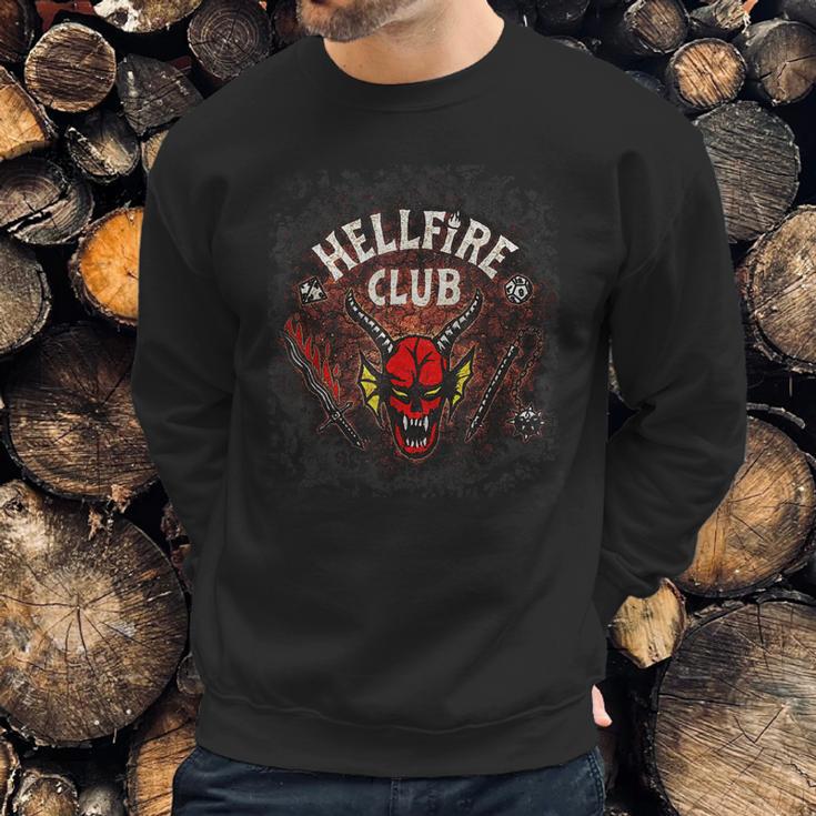 4 Hellfire Club Skull & Weapons Sweatshirt Gifts for Him