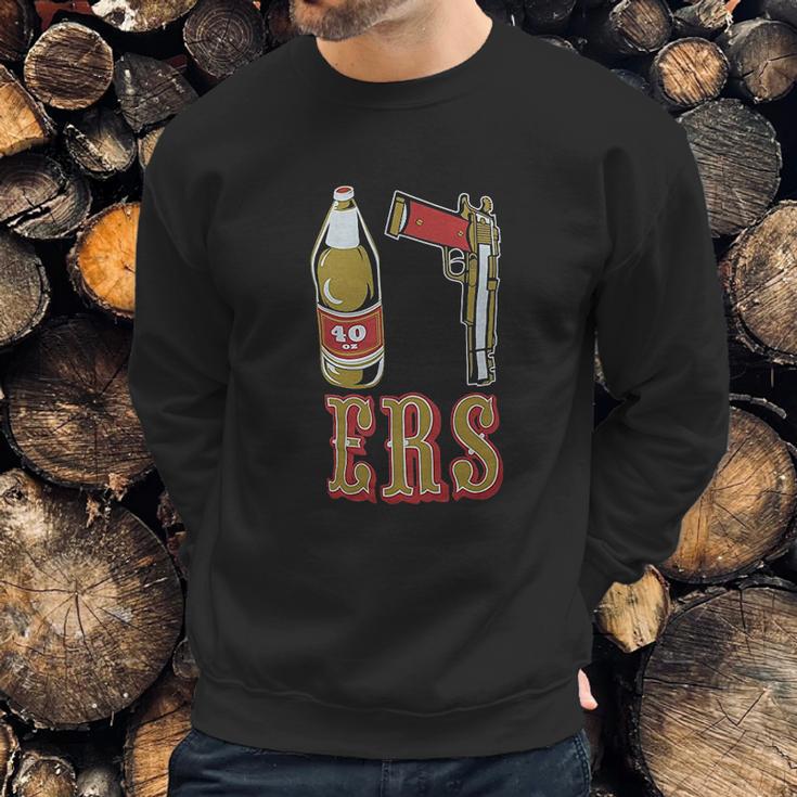 40Oz 9Mm Gold Sweatshirt Gifts for Him