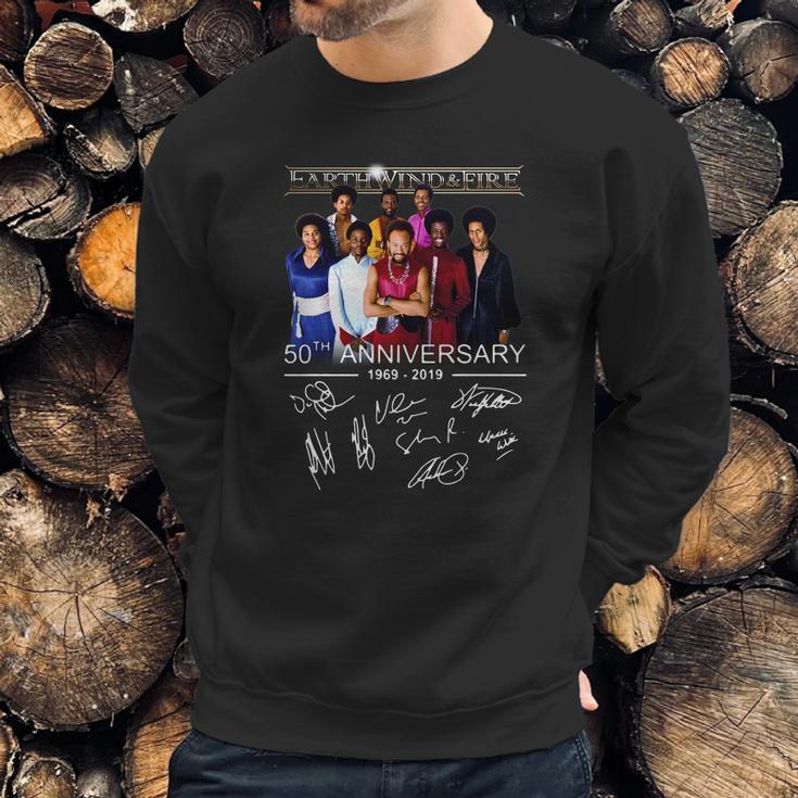 50Th Anniversary Earth Wind & Fire 1969 2019 Signatures Shirt Sweatshirt Gifts for Him