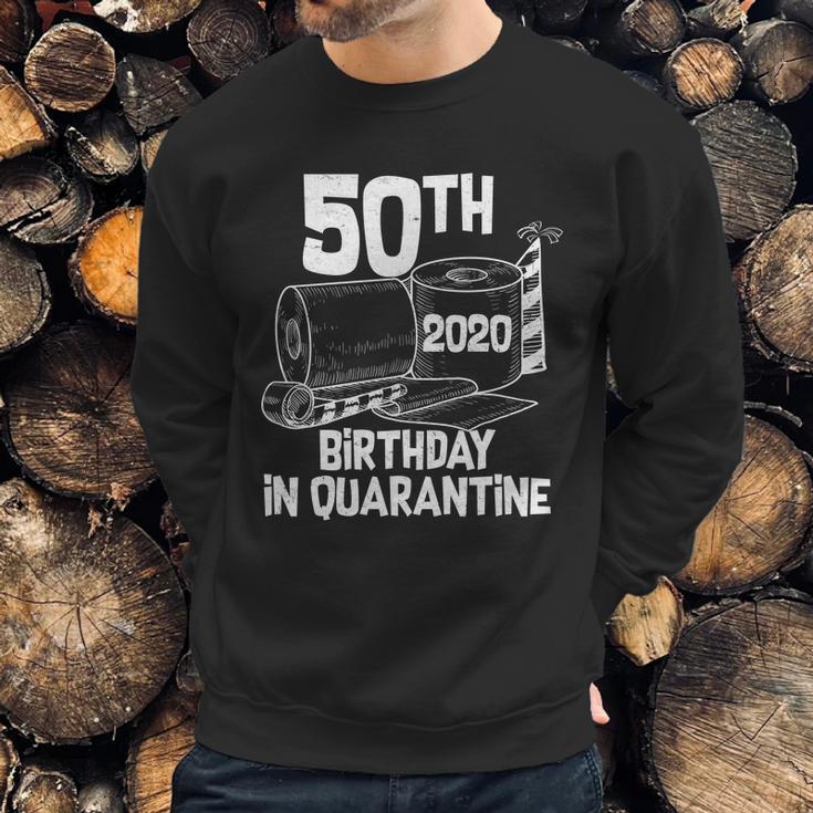 50Th Birthday In Quarantine Toilet Paper Party Sweatshirt Gifts for Him