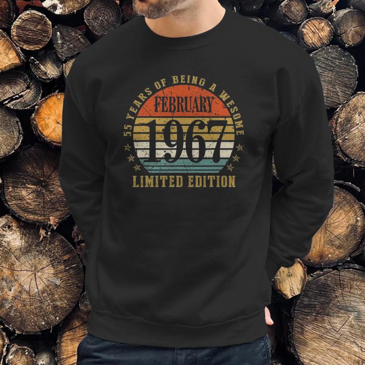 55 Years Old Gift February 1967 Limited Edition Sweatshirt Gifts for Him