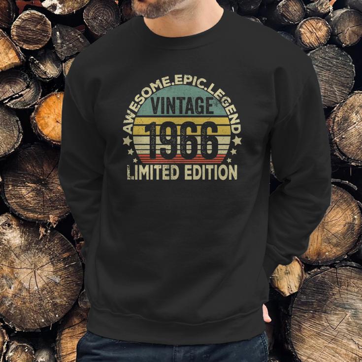 55 Years Old Retro Vintage Awesome Birthday 1966 Ver2 Sweatshirt Gifts for Him