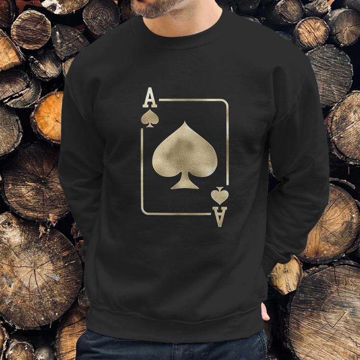 Ace Of Spades Playing Card Sweatshirt Gifts for Him