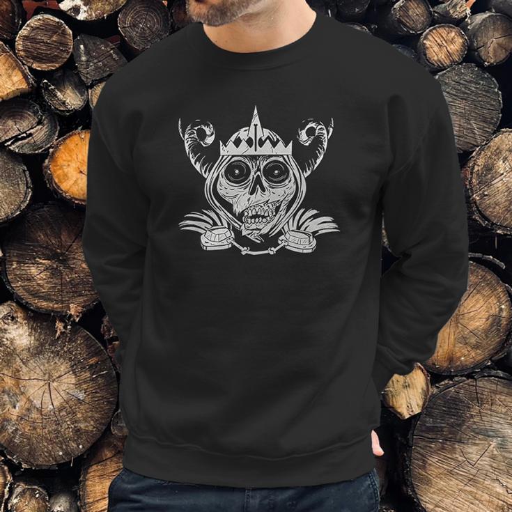 Adventure Time Skull Face Cartoon Network Sweatshirt Gifts for Him