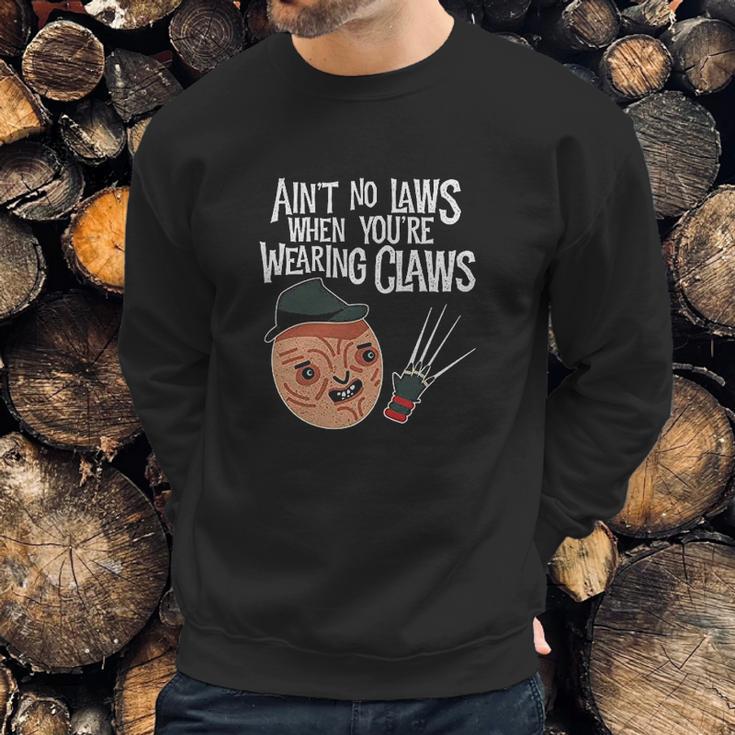 Aint No Laws When Youre Drinking Claws With Claus Sweatshirt Gifts for Him