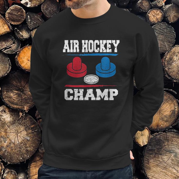 Air Hockey Champ Hockey Table Champion Sweatshirt Gifts for Him