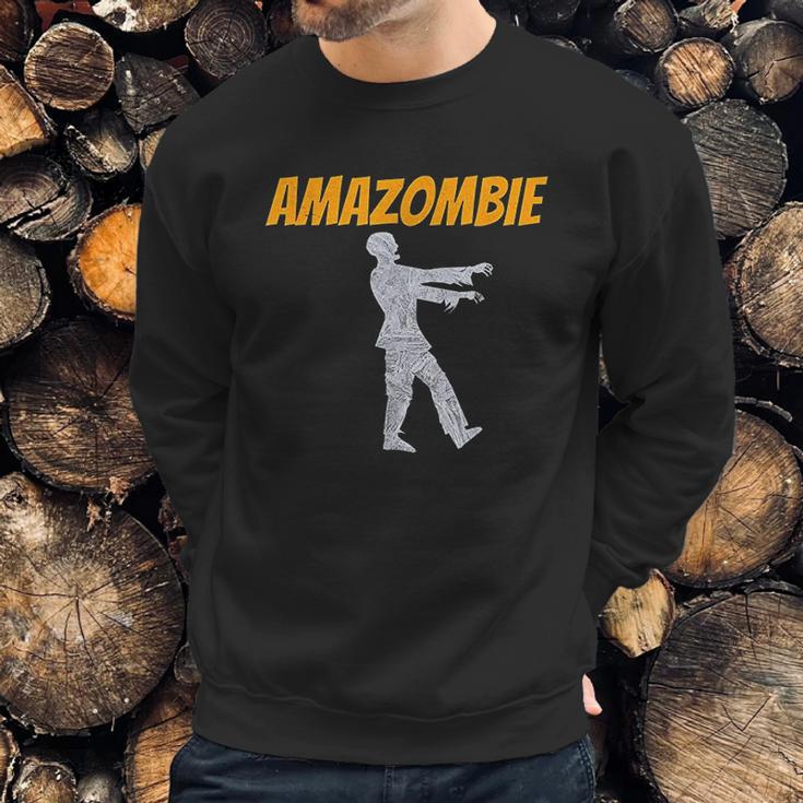 Amazombie Coworker Gift Associate Warehouse Zombie Sweatshirt Gifts for Him