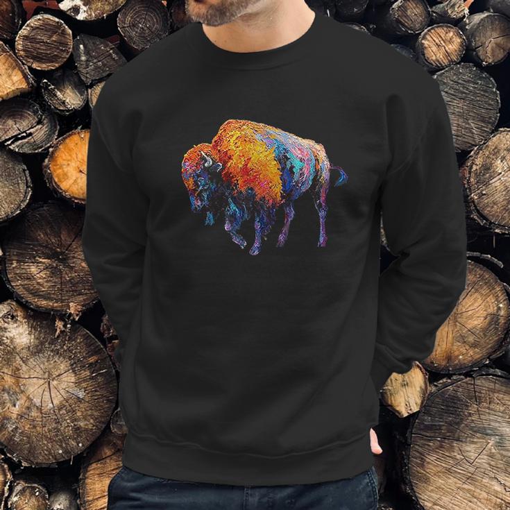 American Buffalo Art Sweatshirt Gifts for Him