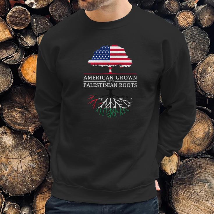 American Grown With Palestinian Roots Palestine Sweatshirt Gifts for Him