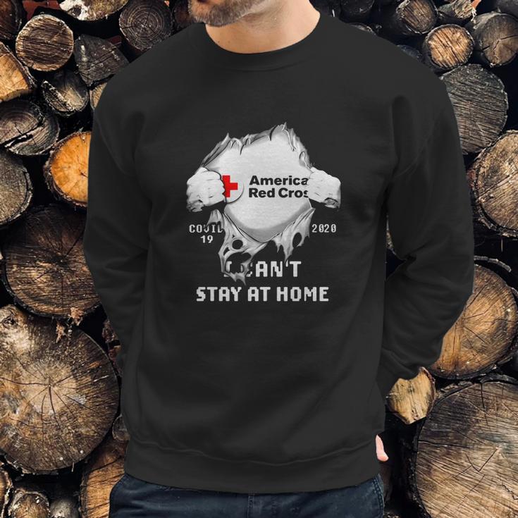 American Red Cross Insides Covid-19 2020 I Can’T Stay At Home Shirtc Sweatshirt Gifts for Him