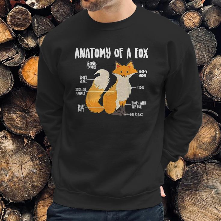 Anatomy Of A Fo Cute Sweet Carnivore Funny Animal Gift Sweatshirt Gifts for Him