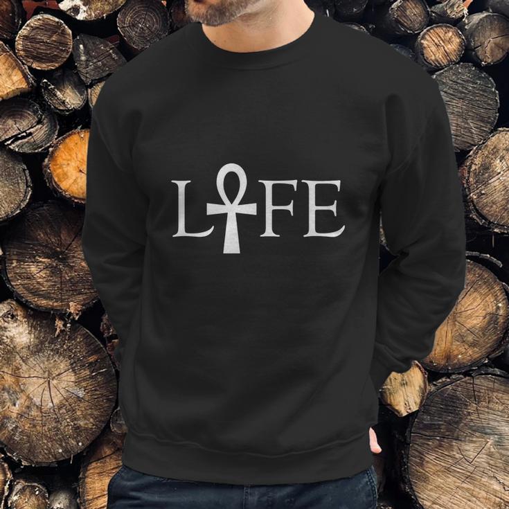 Ankh Life T-Shirt Ancient Symbol Of Life Cross With Handle Sweatshirt Gifts for Him