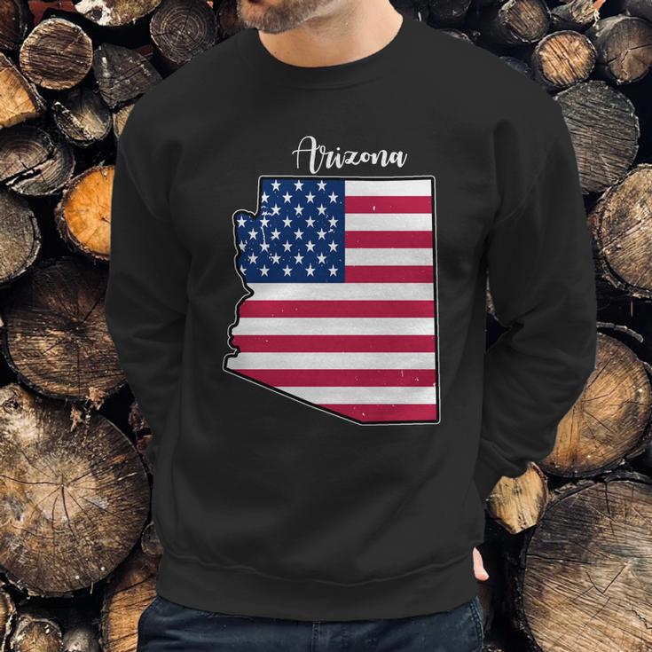 Arizona United States Map Sweatshirt Gifts for Him