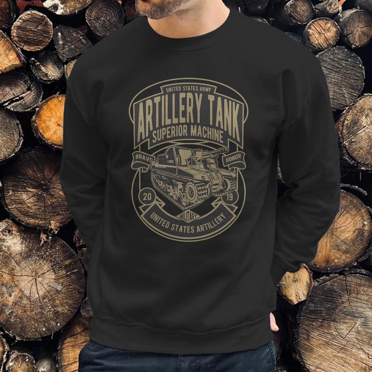 Artillery Tank Sweatshirt Gifts for Him