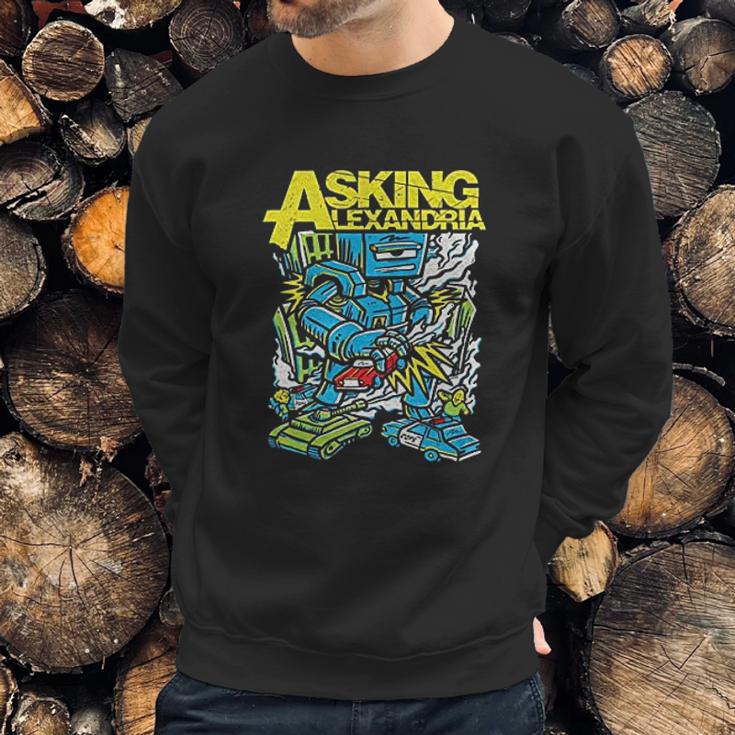 Asking Alexandria Robot Sweatshirt Gifts for Him