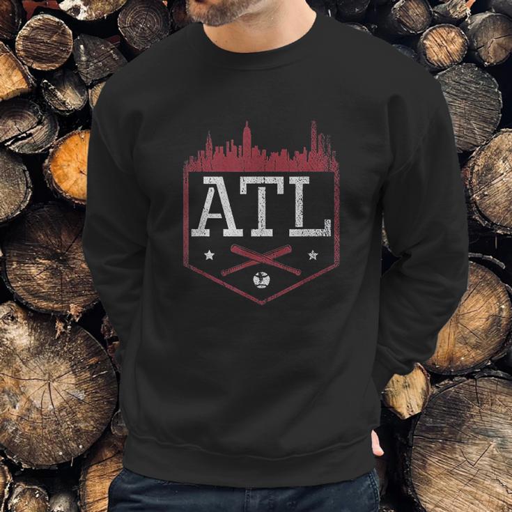 Atlanta Baseball Atl Vintage Georgia Brave Gift Sweatshirt Gifts for Him