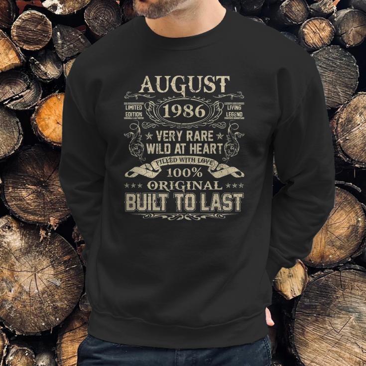 August 1986 35 Years Old 35Th Birthday Gifts Sweatshirt Gifts for Him