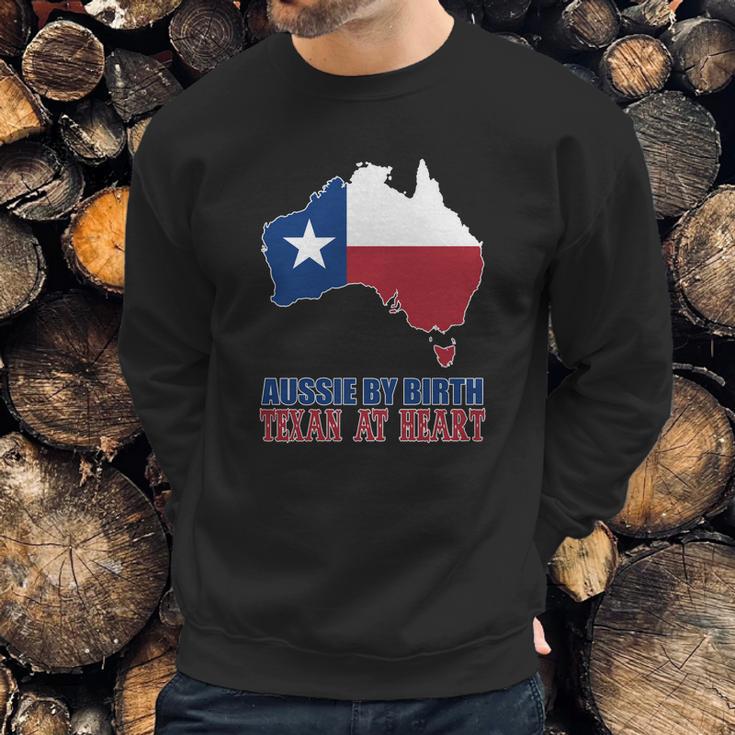 Aussie By Birth Texan At Heart Sweatshirt Gifts for Him