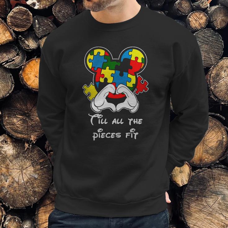 Austim Mouse Cartoon - Austim AwarenessShirt Sweatshirt Gifts for Him