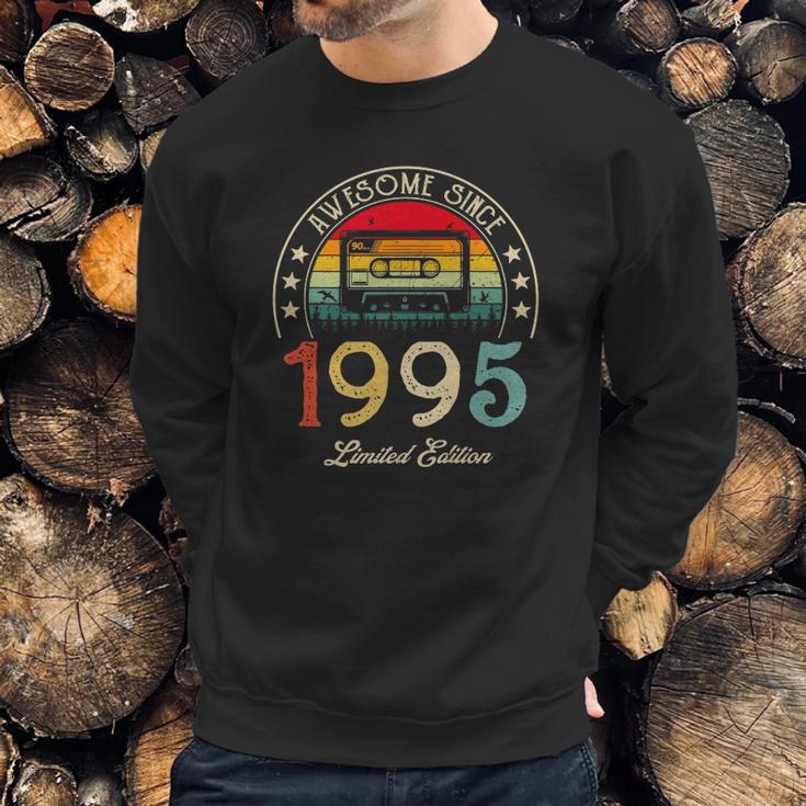 Awesome Since 1995 Vintage 1995 27Th Birthday 27 Years Old Sweatshirt Gifts for Him