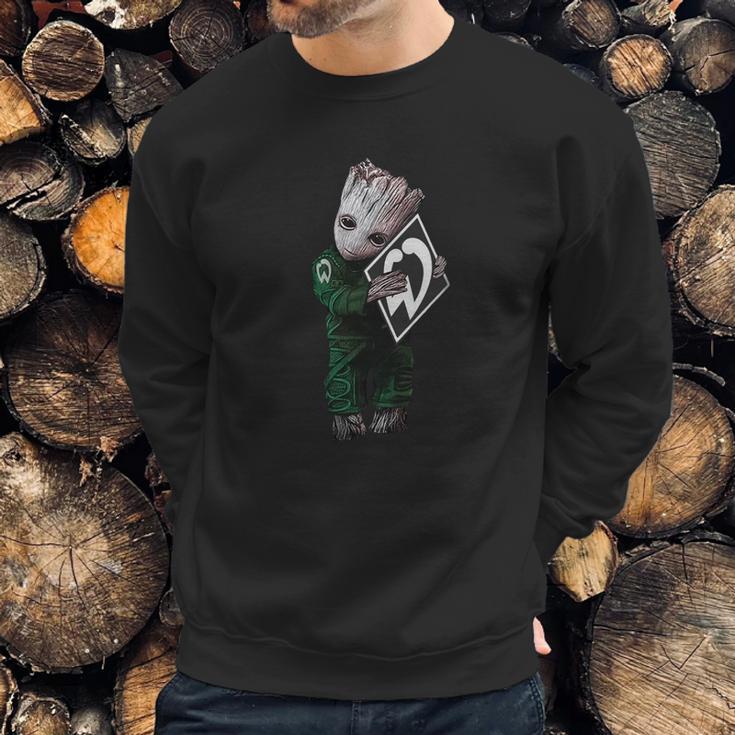 Baby Groot Hug Werder Bremen Sweatshirt Gifts for Him