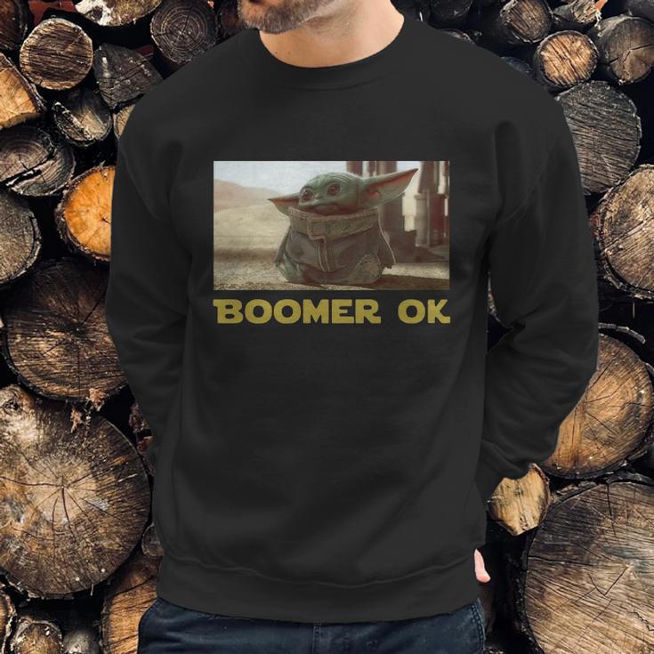 Baby Yoda Boomer Ok Sweatshirt Gifts for Him