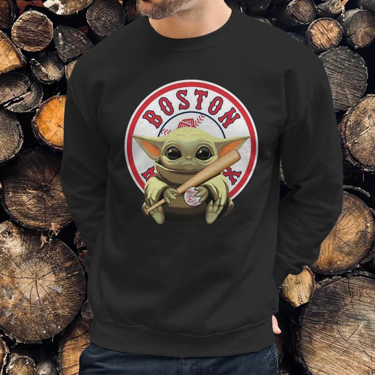 Baby Yoda Boston Red Sox Sweatshirt Gifts for Him